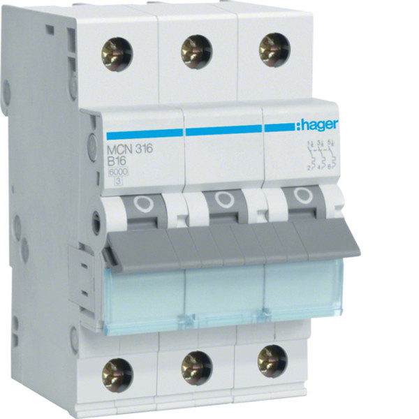 Hager MBN125 3P electrical switch