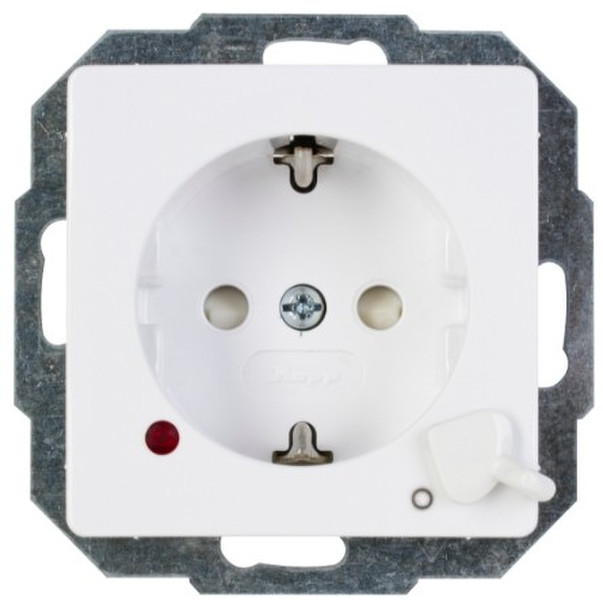 Kopp 136702010 Schuko White socket-outlet