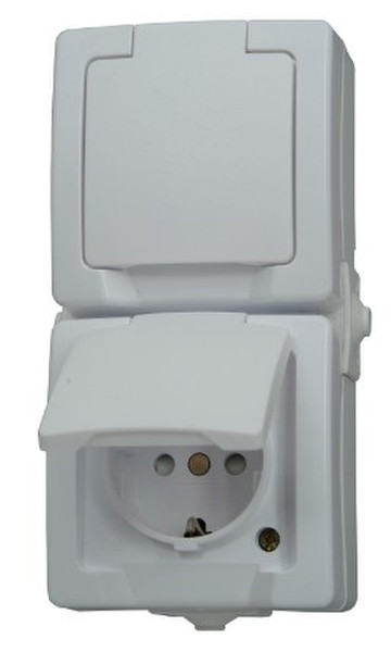 Kopp 136902009 Schuko White socket-outlet