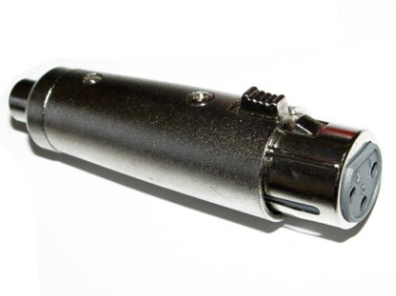 adam hall 7873 6.3mm XLR 3-pin Cеребряный кабельный разъем/переходник