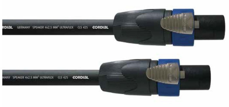 Cordial CPL 20 LL 4 20m Speakon Speakon Schwarz, Blau, Grau Audio-Kabel