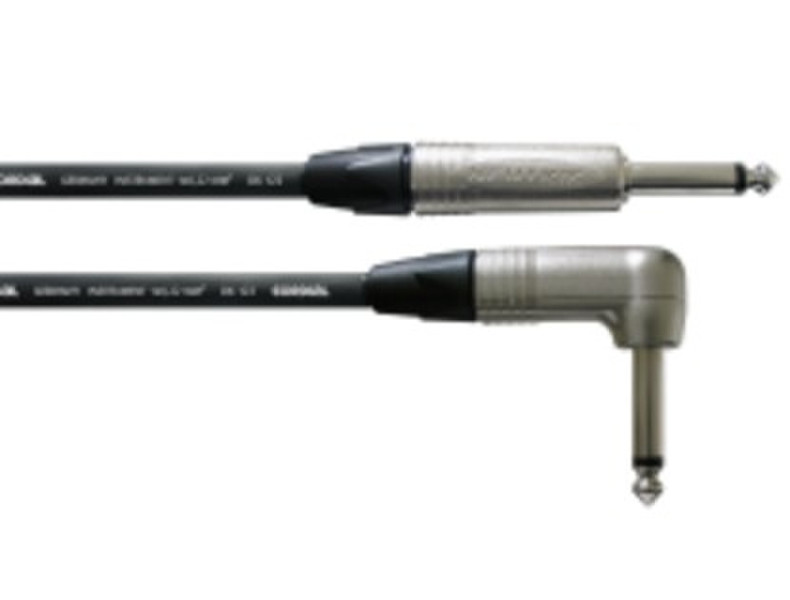 Cordial CXI 6 PR 6m 6.35mm 6.35mm Schwarz, Silber Audio-Kabel