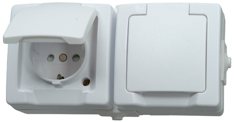 Kopp 137002003 Schuko White socket-outlet