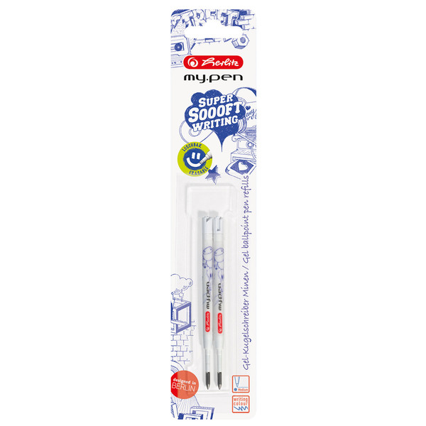 Herlitz 11162419 Blue 2pc(s) pen refill