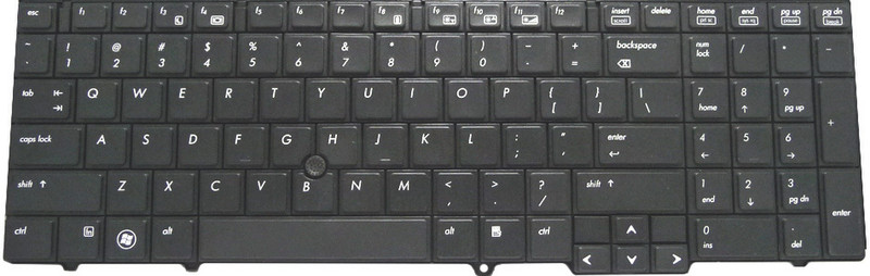 HP 613386-001 Keyboard запасная часть для ноутбука