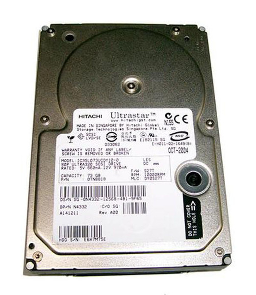 HGST Ultrastar 10K300 300.0Gb 68-pin 300GB SCSI internal hard drive