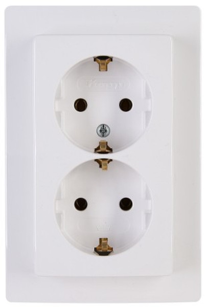 Kopp 941102063 Schuko White socket-outlet