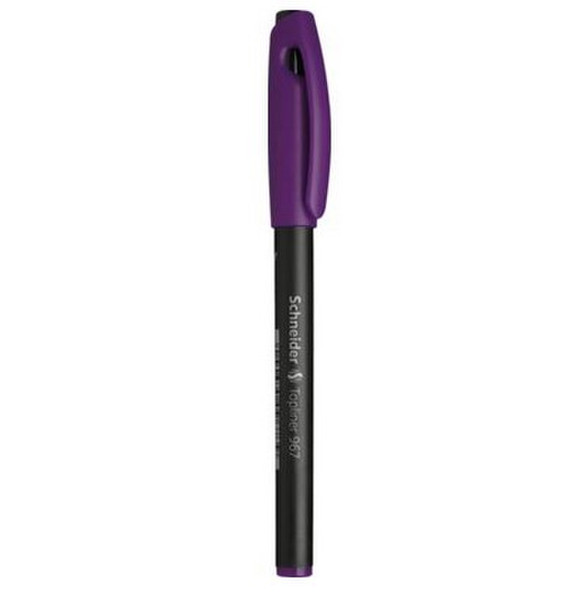 Schneider Topliner 967 Средний Фиолетовый 10шт капиллярная ручка