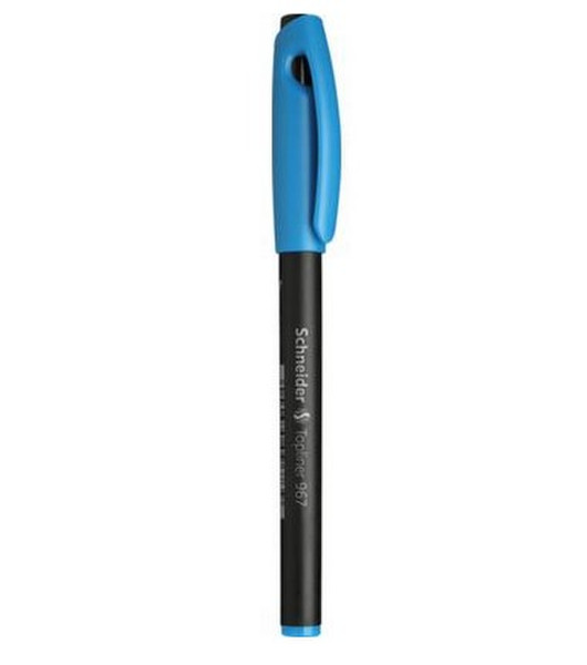 Schneider Topliner 967 Средний Светло-синий 10шт капиллярная ручка