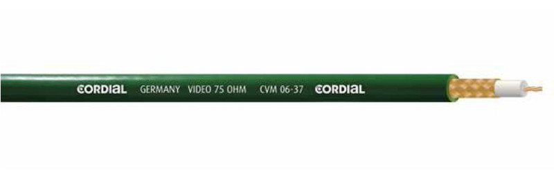 Cordial CVM 06-37 Зеленый коаксиальный кабель