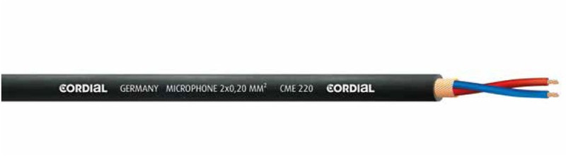 Cordial CME 220 Schwarz Audio-Kabel