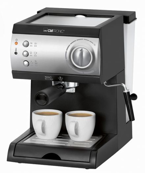 Clatronic ES 3584 Espresso machine 1.5л Черный, Нержавеющая сталь