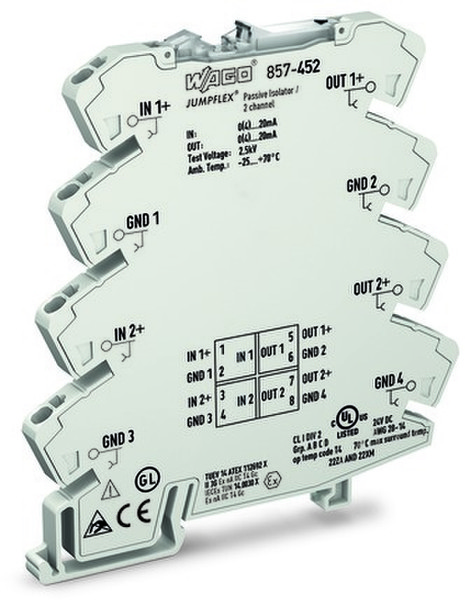 Wago 857-452 Grey electrical relay