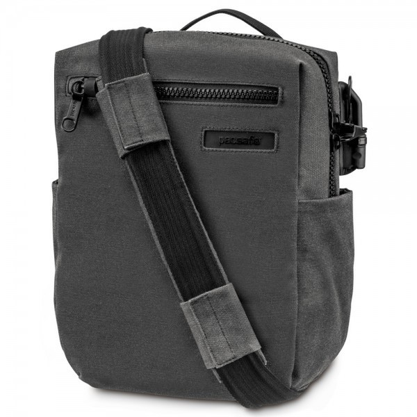 Pacsafe Intasafe Z200 Charcoal Nylon men's shoulder bag