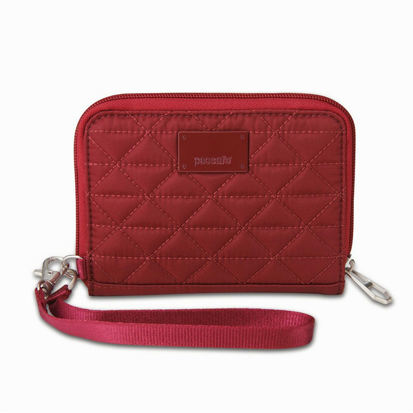 Pacsafe RFIDsafe W100 Nylon,Polyester Red wallet