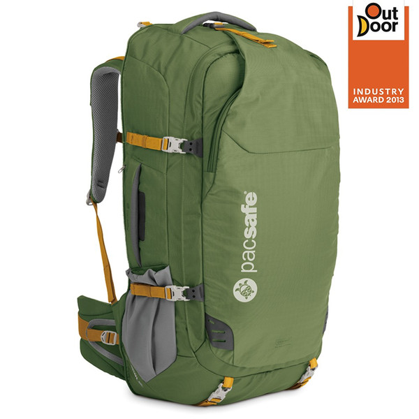 Pacsafe Venturesafe 65L GII 65L Aluminium,Nylon,Polyester Khaki,Olive travel backpack