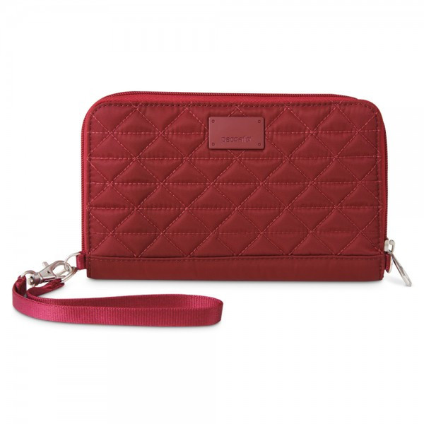 Pacsafe RFIDsafe W200 Female Nylon,Polyester Red wallet