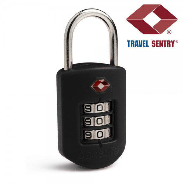 Pacsafe Prosafe 1000 Luggage combination lock Plastic,Stainless steel Black