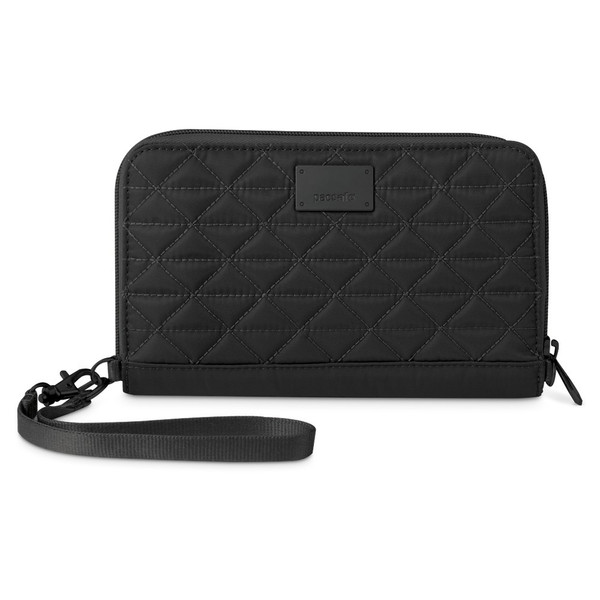 Pacsafe RFIDsafe W200 Female Nylon,Polyester Black wallet