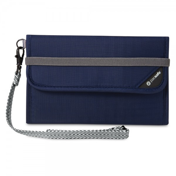 Pacsafe V250 Unisex Nylon,Polyester Blue,Navy wallet