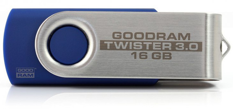 Goodram Twister USB 3.0 16GB 16GB USB 3.0 (3.1 Gen 1) Typ A Blau USB-Stick