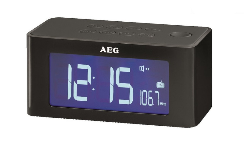 AEG MRC 4140 I Clock Black
