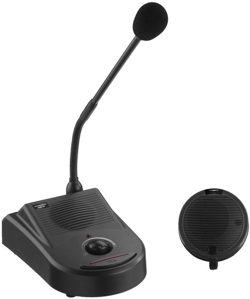 Monacor ICM-20 Interview microphone Wired Black microphone