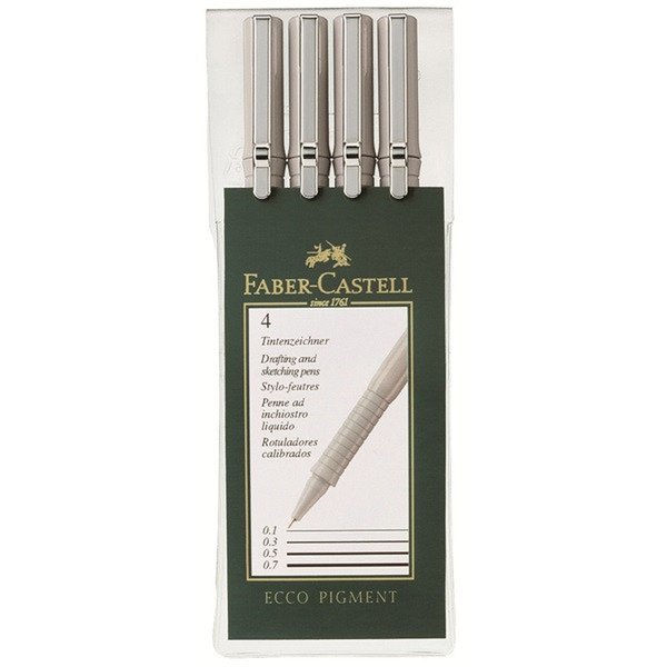 Faber-Castell 166004 4Stück(e) Fineliner