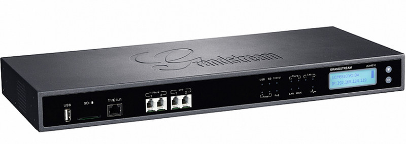 Grandstream Networks UCM6510 2000user(s) IP Centrex (hosted/virtual IP) PBX system