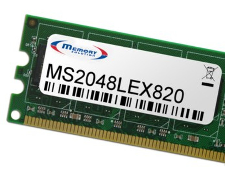 Memory Solution MS2048LEX820 printer memory