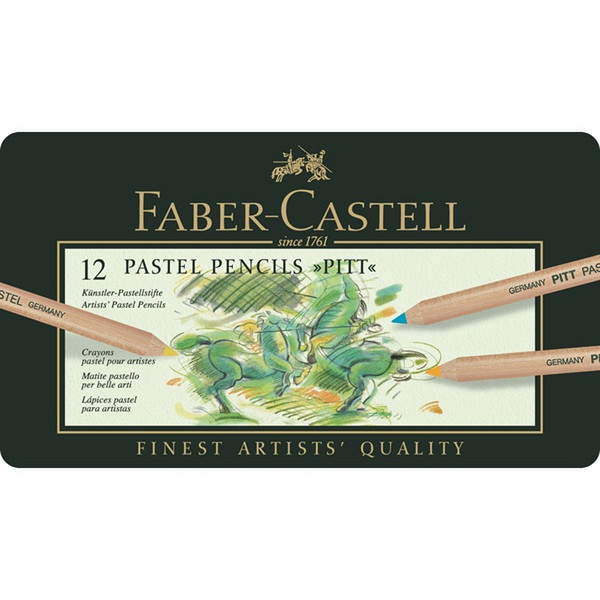 Faber-Castell PITT PASTEL 12шт цветной карандаш