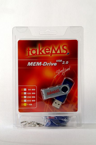 takeMS Mini Drive 1Gb 1ГБ USB 2.0 USB флеш накопитель