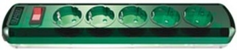 Sweex Powermaster 2020 Green 5розетка(и) Зеленый сетевой фильтр