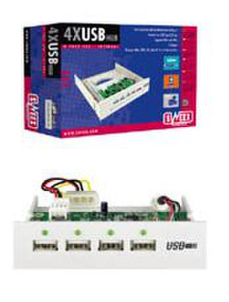 Sweex Internal 4 Port USB HUB 12Mbit/s Schnittstellenhub