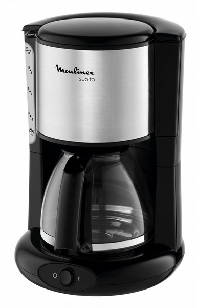 Moulinex FG360811 Капельная кофеварка Черный, Нержавеющая сталь кофеварка