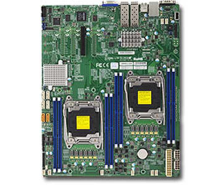 Supermicro X10DRD-LTP Intel C612 Socket R (LGA 2011) Расширенный ATX материнская плата для сервера/рабочей станции