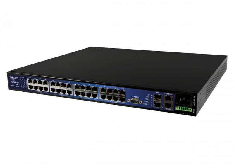 ALLNET 118709 Gigabit Ethernet (10/100/1000) 19U Black