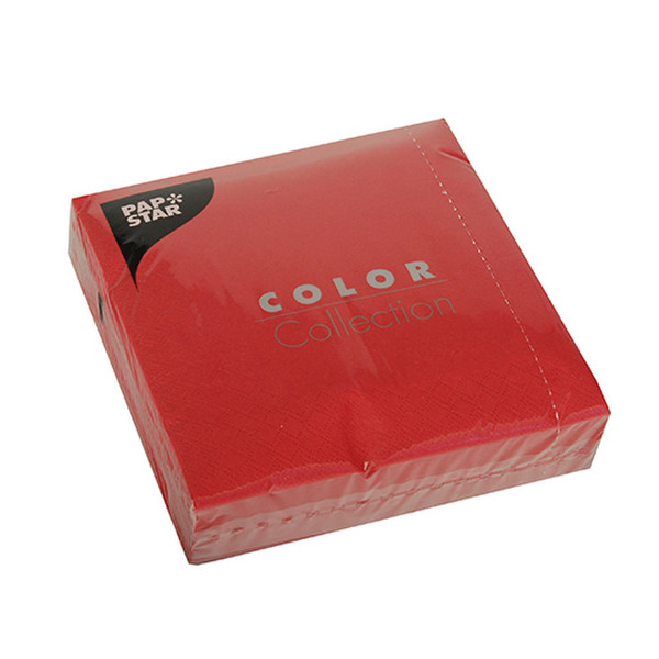Papstar 14220 50pc(s) Red Paper napkin