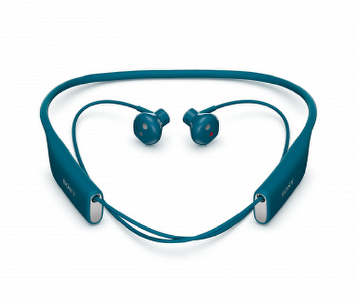 Sony SBH70 Binaural im Ohr, Nackenband Blau