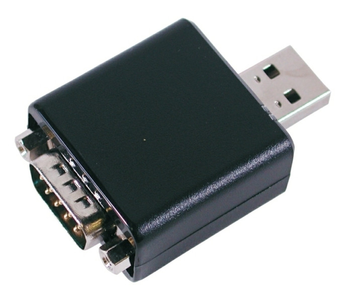 EXSYS USB/RS-232 USB 2.0 RS-232 Черный, Cеребряный