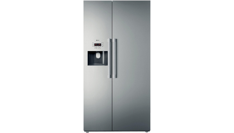 Neff K3990X7 Freestanding 497L A+ Stainless steel side-by-side refrigerator