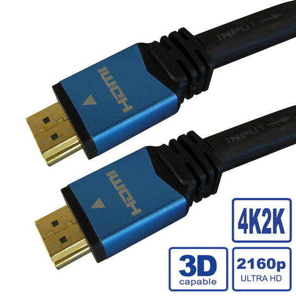 ROLINE HDMI Ultra HD mit Ethernet Kabel mit Repeater, ST/ST, 40m