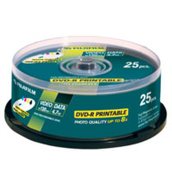 Fujifilm DVD-R Inkjet Printable 4.7GB 100Stück(e)