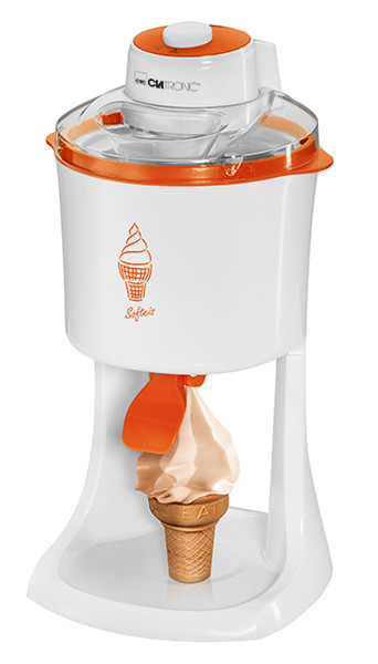 Clatronic ICM 3594 Soft serve ice cream maker 1л 18Вт Оранжевый, Белый