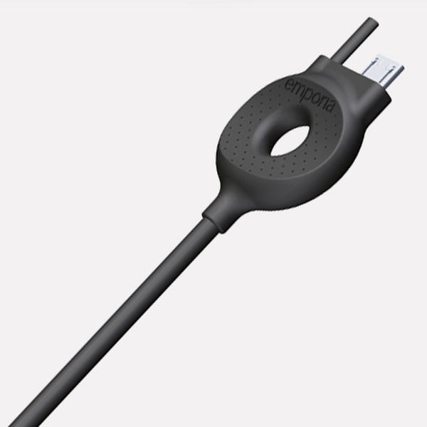 Emporia 41461 USB A Micro-USB B Черный кабель USB