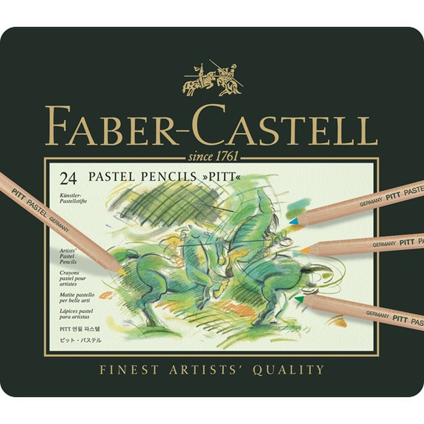 Faber-Castell PITT PASTEL 24шт цветной карандаш