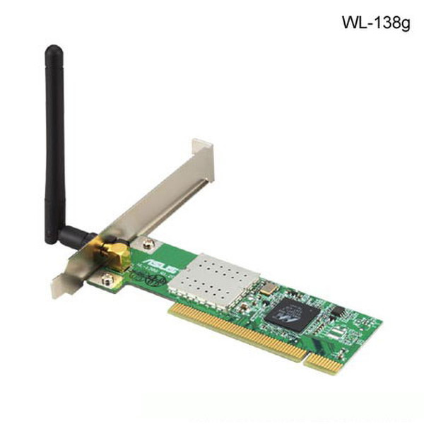 ASUS WL-138G PCI adapter 54Mbit/s networking card