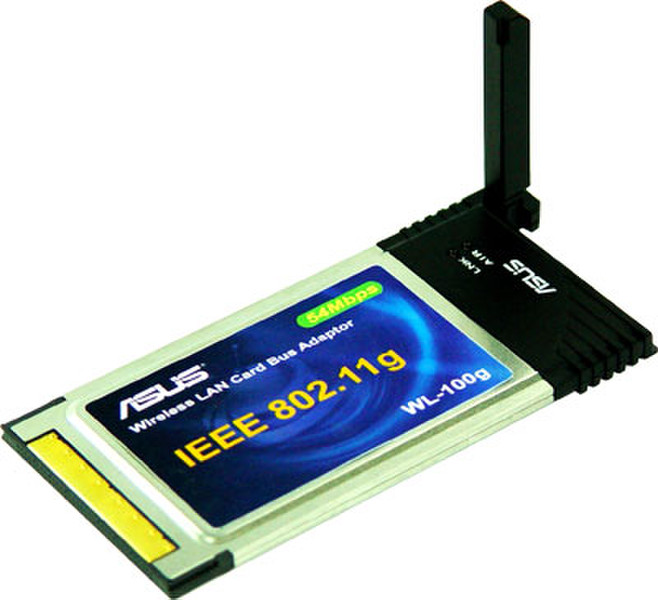 ASUS Wireless Cardbus Adapter WL-100G 54Mbit/s networking card