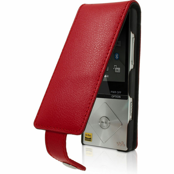 iGadgitz U3522 Flip case Red MP3/MP4 player case