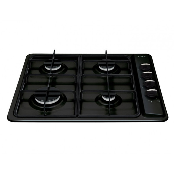 CDA HG6100BL built-in Gas Black hob